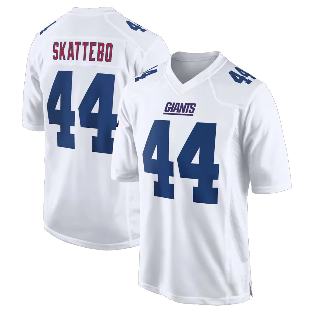Davalo NY.Giants #44 Cam Skattebo Player White Fashion Limited Home Game Stitched Jerseys