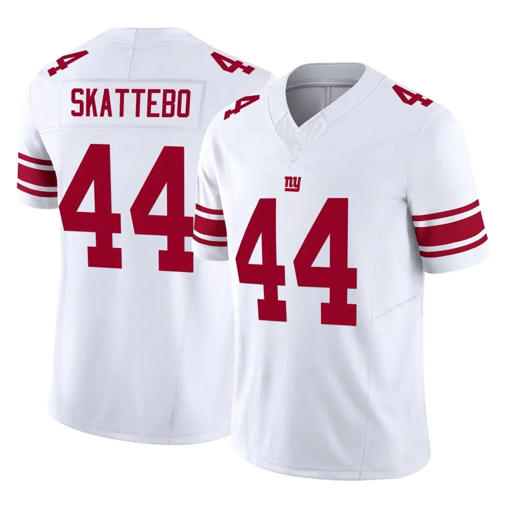 Davalo NY.Giants #44 Cam Skattebo Player White Limited Vapor F.U.S.E. Home Game Stitched Jerseys