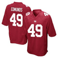 Davalo NY.Giants #49 Tremaine Edmunds Player Red Home Game Stitched Jerseys