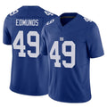 Davalo NY.Giants #49 Tremaine Edmunds Player Royal Limited Vapor F.U.S.E. Home Game Stitched Jerseys