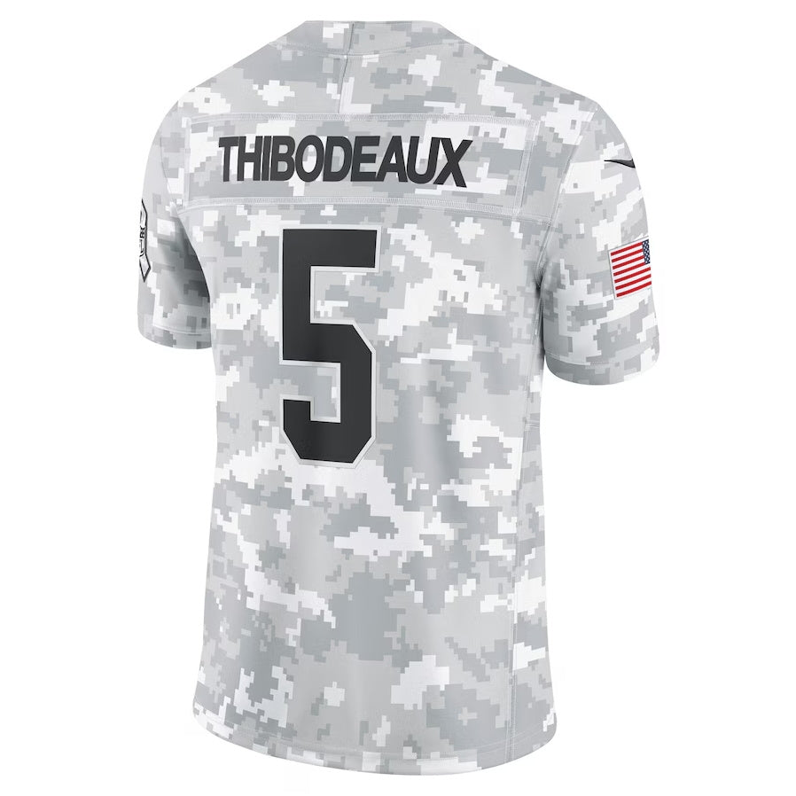 Davalo NY.Giants #5 Kayvon Thibodeaux Arctic Camo 2024 Salute to Service Stitched Jerseys