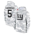 Davalo NY.Giants #5 Kayvon Thibodeaux Player Arctic Camo Salute to Service Pullover Hoodies Limited Game Stitched Jerseys