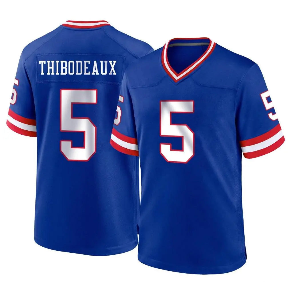 Davalo NY.Giants #5 Kayvon Thibodeaux Player Royal Classic Home Game Stitched Jerseys