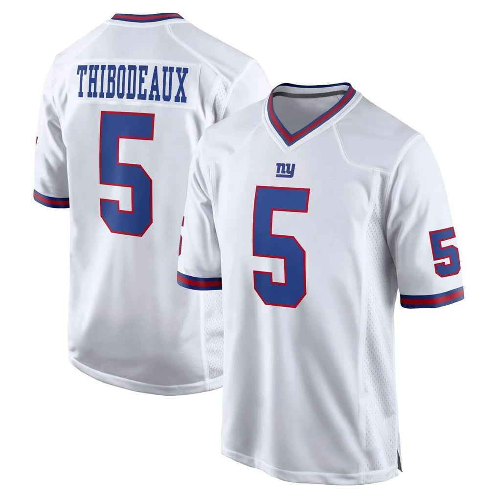 Davalo NY.Giants #5 Kayvon Thibodeaux Player White Game Home Stitched Jerseys
