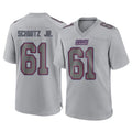 Davalo NY.Giants #61 John Michael Schmitz Jr. Player Gray Atmosphere Fashion Limited Game Stitched Jerseys