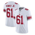 Davalo NY.Giants #61 John Michael Schmitz Jr. Player White Limited Vapor Untouchable Home Game Stitched Jerseys