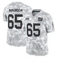 Davalo NY.Giants #65 Francis Mauigoa Player Arctic Camo Salute To Service Limited Game Stitched Jerseys