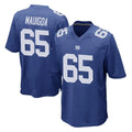 Davalo NY.Giants #65 Francis Mauigoa Player Royal Home Game Stitched Jerseys