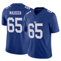 Davalo NY.Giants #65 Francis Mauigoa Player Royal Limited Vapor F.U.S.E. Home Game Stitched Jerseys