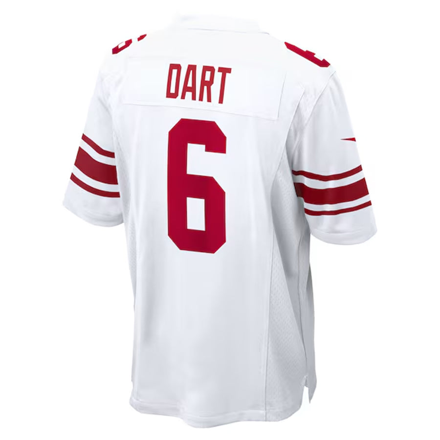 Davalo NY.Giants #6 Jaxson Dart Player White Home Game Stitched Jerseys