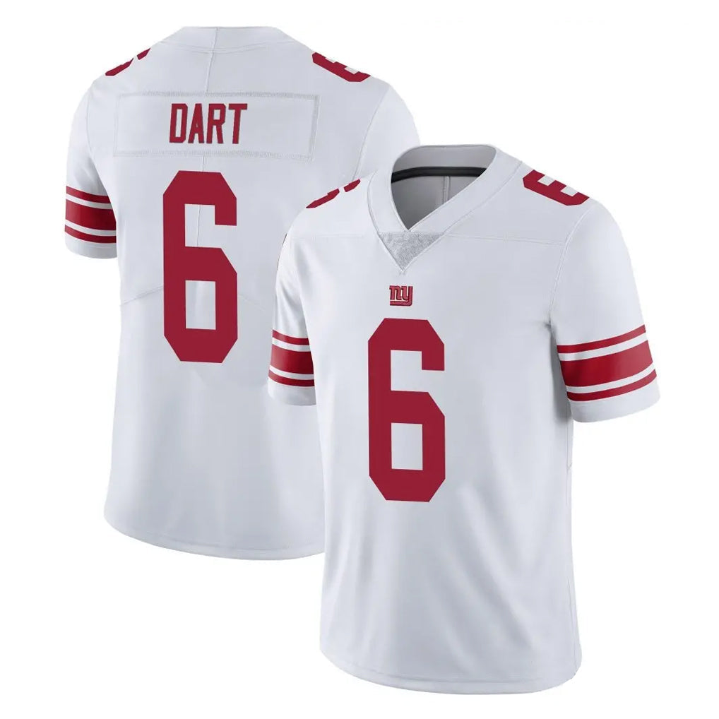 Davalo NY.Giants #6 Jaxson Dart Player White Limited Vapor Untouchable Home Game Stitched Jerseys