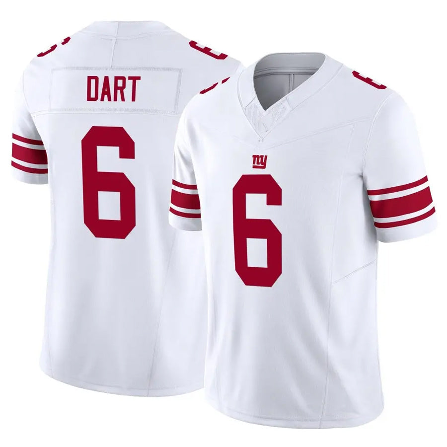 Davalo NY.Giants #6 Jaxson Dart Player White Vapor F.U.S.E. Limited Stitched Jerseys