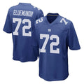 Davalo NY.Giants #72 Jermaine Eluemunor Player Royal Home Game Stitched Jerseys