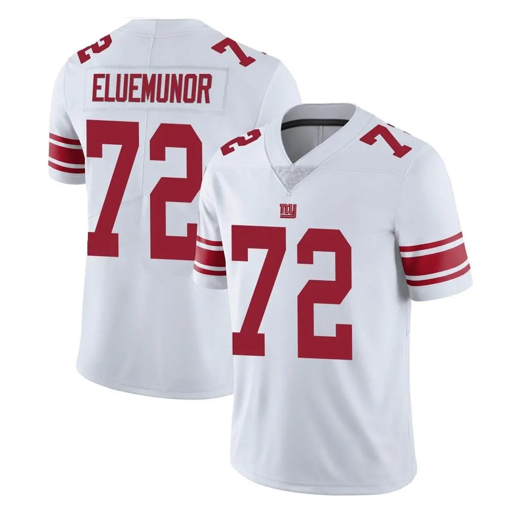 Davalo NY.Giants #72 Jermaine Eluemunor Player White Limited Vapor Untouchable Home Game Stitched Jerseys