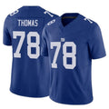 Davalo NY.Giants #78 Andrew Thomas Player Royal Limited Vapor F.U.S.E. Home Game Stitched Jerseys