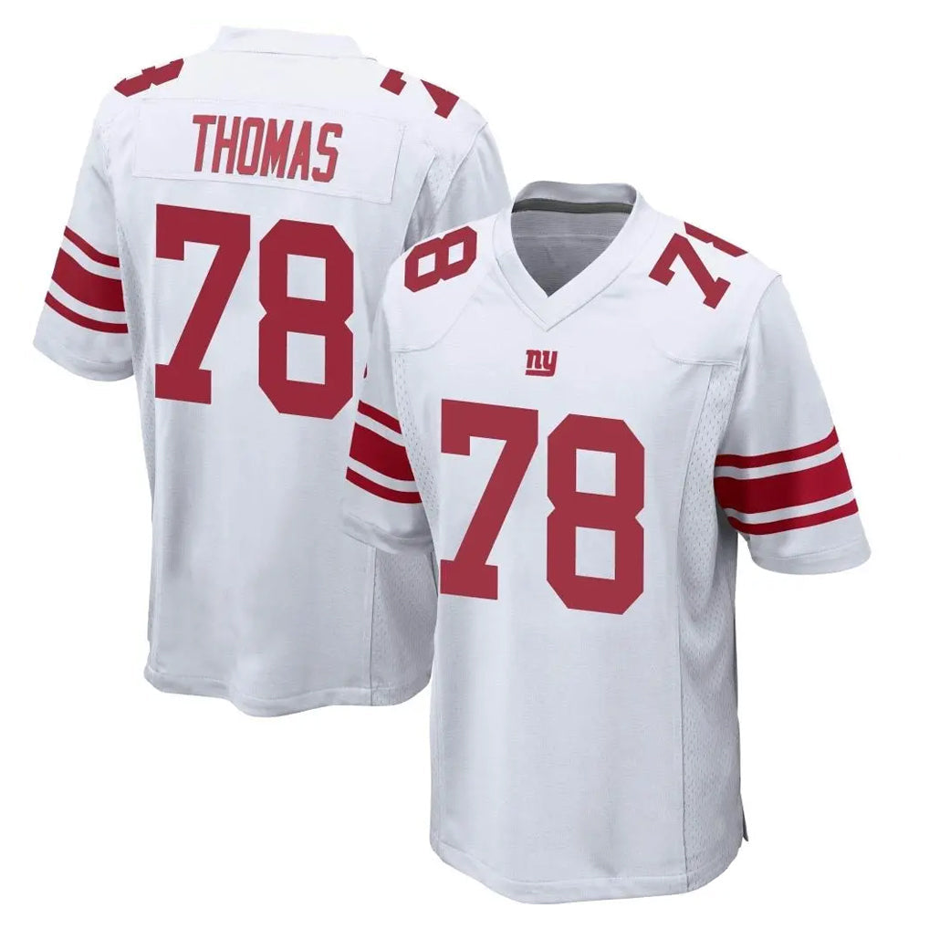 Davalo NY.Giants #78 Andrew Thomas Player White Home Game Stitched Jerseys