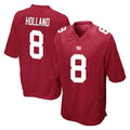 Davalo NY.Giants #8 Jevon Holland Player Red Home Game Stitched Jerseys