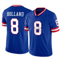 Davalo NY.Giants #8 Jevon Holland Player Royal Classic Vapor Home Game Stitched Jerseys