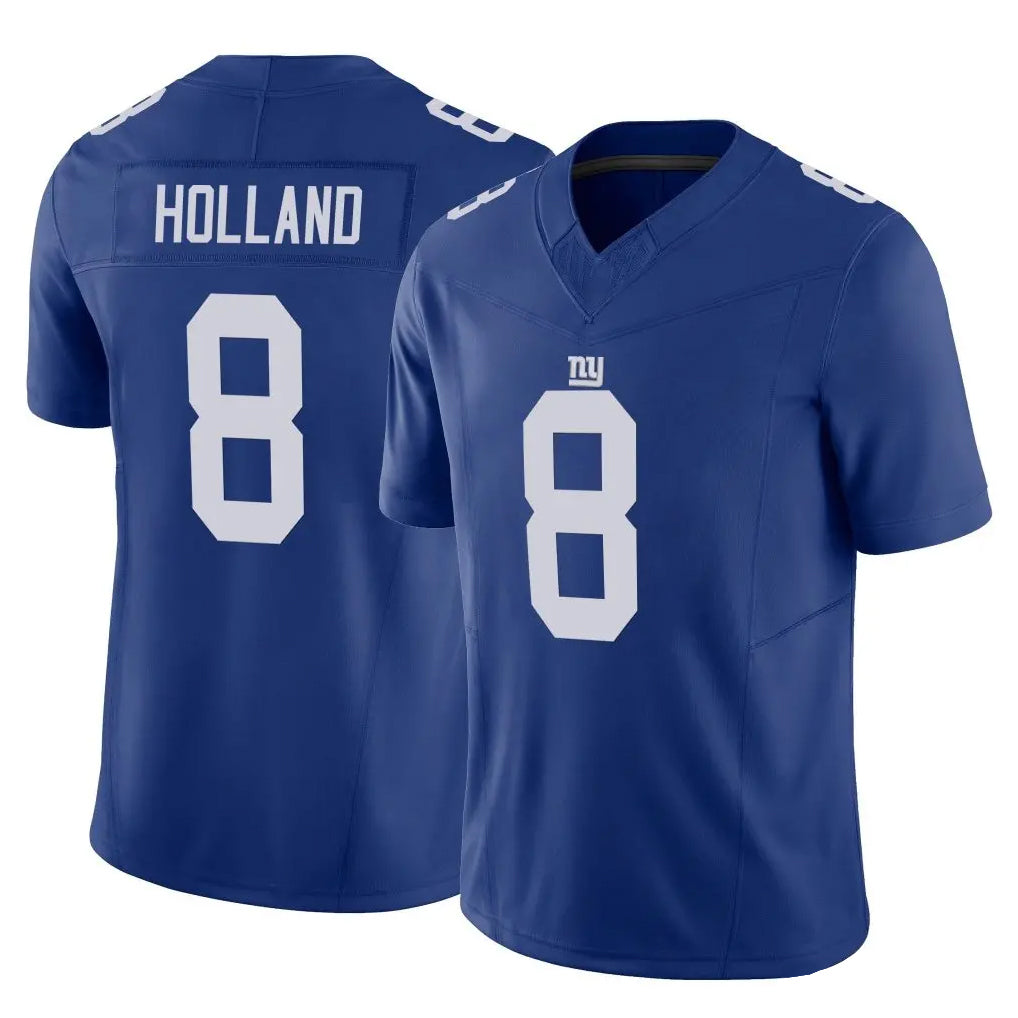 Davalo NY.Giants #8 Jevon Holland Player Royal Limited Vapor F.U.S.E. Home Game Stitched Jerseys
