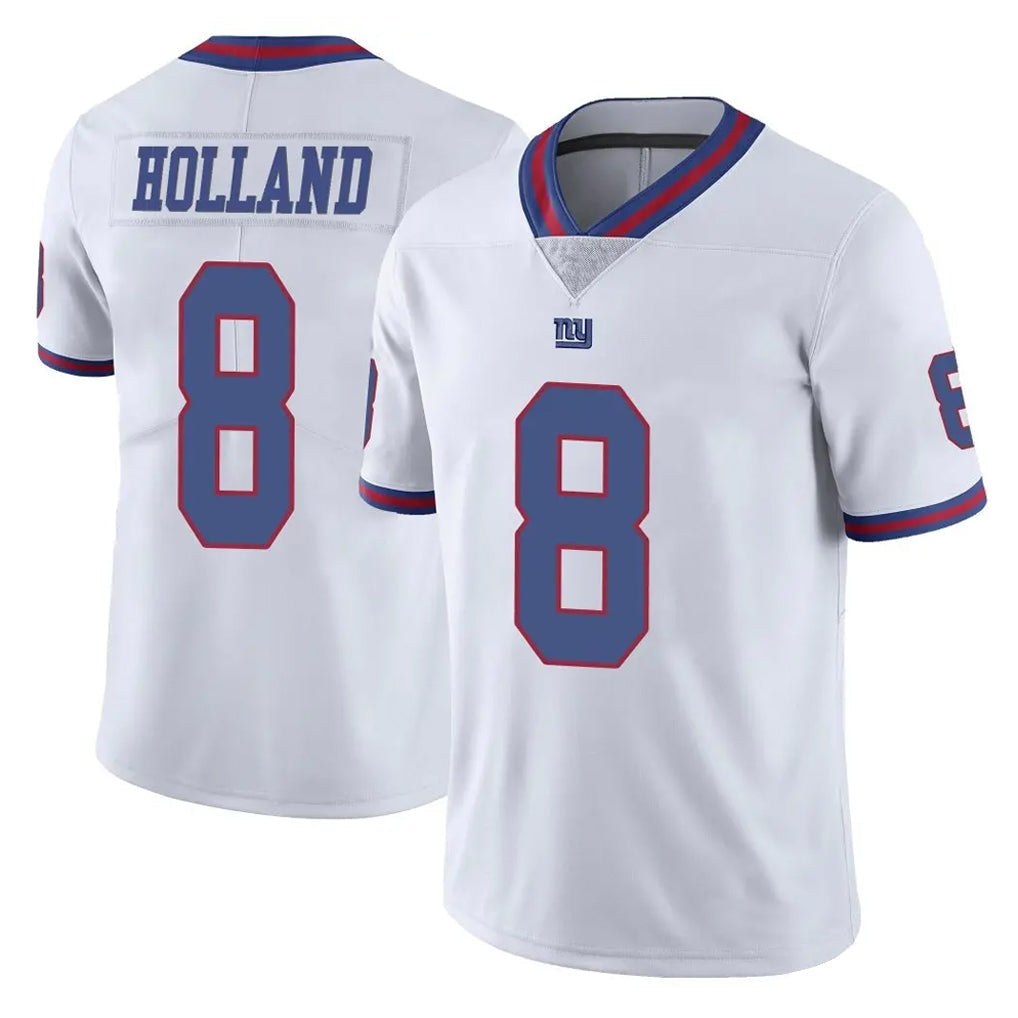 Davalo NY.Giants #8 Jevon Holland Player White Color Rush Home Game Stitched Jerseys