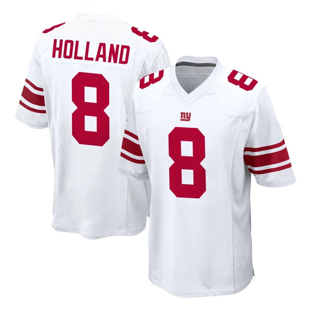 Davalo NY.Giants #8 Jevon Holland Player White Home Game Stitched Jerseys