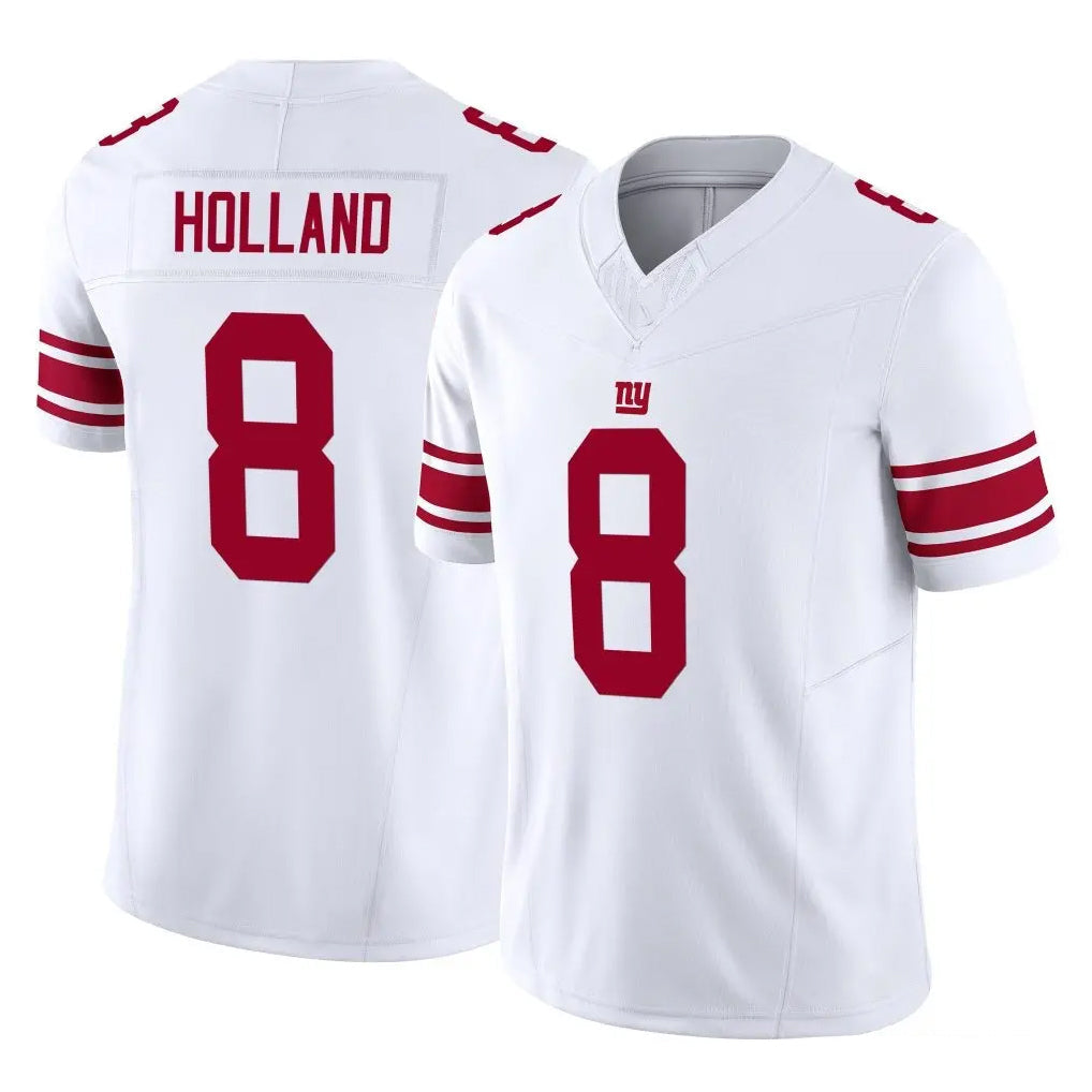 Davalo NY.Giants #8 Jevon Holland Player White Limited Vapor F.U.S.E. Home Game Stitched Jerseys