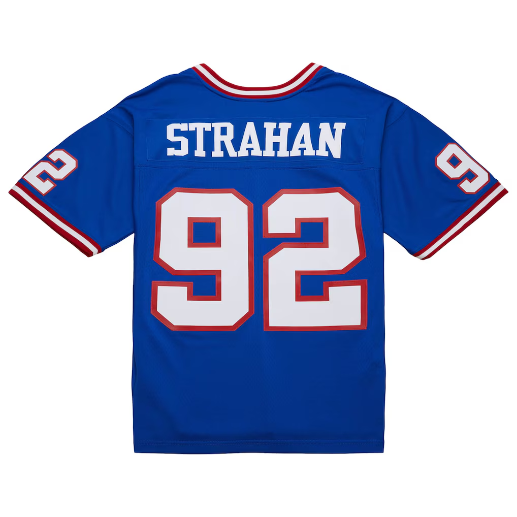 Davalo NY.Giants #92 Michael Strahan Mitchell & Ness Royal 1993 Legacy Replica Jersey