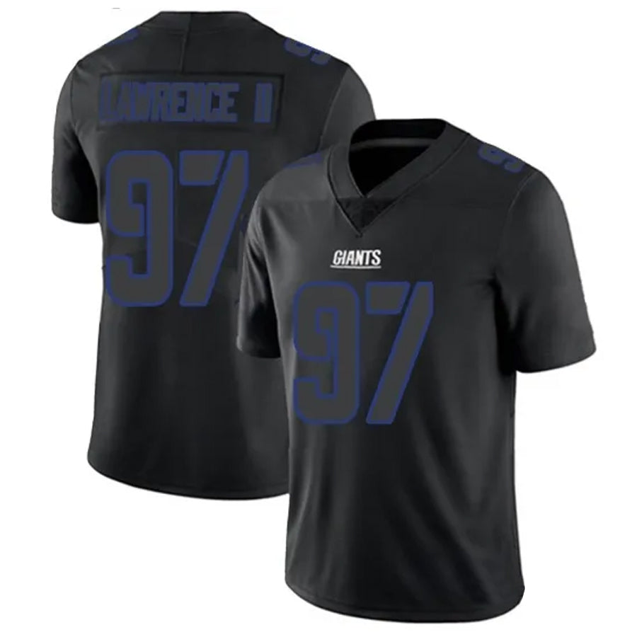 Davalo NY.Giants #97 Dexter Lawrence II Player Limited Black Impact Stitched Jerseys