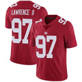 Davalo NY.Giants #97 Dexter Lawrence II Player Vapor Red Limited Stitched Jerseys