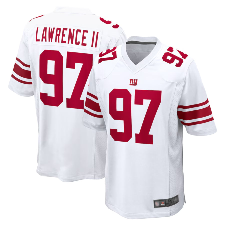 Davalo NY.Giants #97 Dexter Lawrence II Player White Game Stitched Jerseys