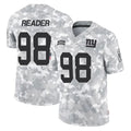 Davalo NY.Giants #98 DJ Reader Player Arctic Camo Salute To Service Limited Game Stitched Jerseys