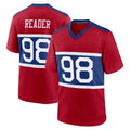 Davalo NY.Giants #98 DJ Reader Player Red Century Home Game Stitched Jerseys