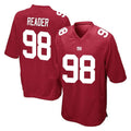 Davalo NY.Giants #98 DJ Reader Player Red Home Game Stitched Jerseys