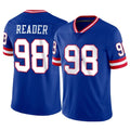 Davalo NY.Giants #98 DJ Reader Player Royal Classic Vapor Home Game Stitched Jerseys