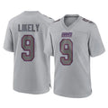Davalo NY.Giants #9 Lsaiah Likely Player Gray Atmosphere Fashion Limited Game Stitched Jerseys