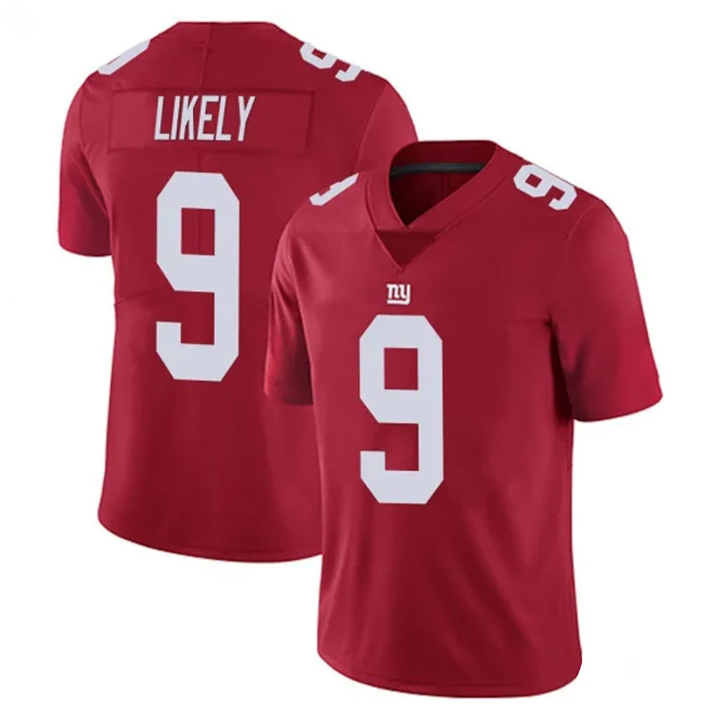 Davalo NY.Giants #9 Lsaiah Likely Player Red Limited Vapor Untouchable Home Game Stitched Jerseys