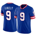 Davalo NY.Giants #9 Lsaiah Likely Player Royal Classic Vapor Home Game Stitched Jerseys