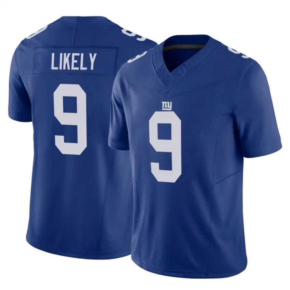 Davalo NY.Giants #9 Lsaiah Likely Player Royal Limited Vapor F.U.S.E. Home Game Stitched Jerseys