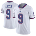 Davalo NY.Giants #9 Lsaiah Likely Player White Color Rush Home Game Stitched Jerseys