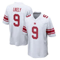 Davalo NY.Giants #9 Lsaiah Likely Player White Home Game Stitched Jerseys
