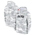 Davalo NY.Jets Arctic Camo Salute to Service Pullover Hoodies Limited Game Blank Player Stitched Jerseys