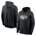 Davalo NY.Jets Black LOGO Pullover Hoodies Limited Game Blank Player Stitched Jerseys