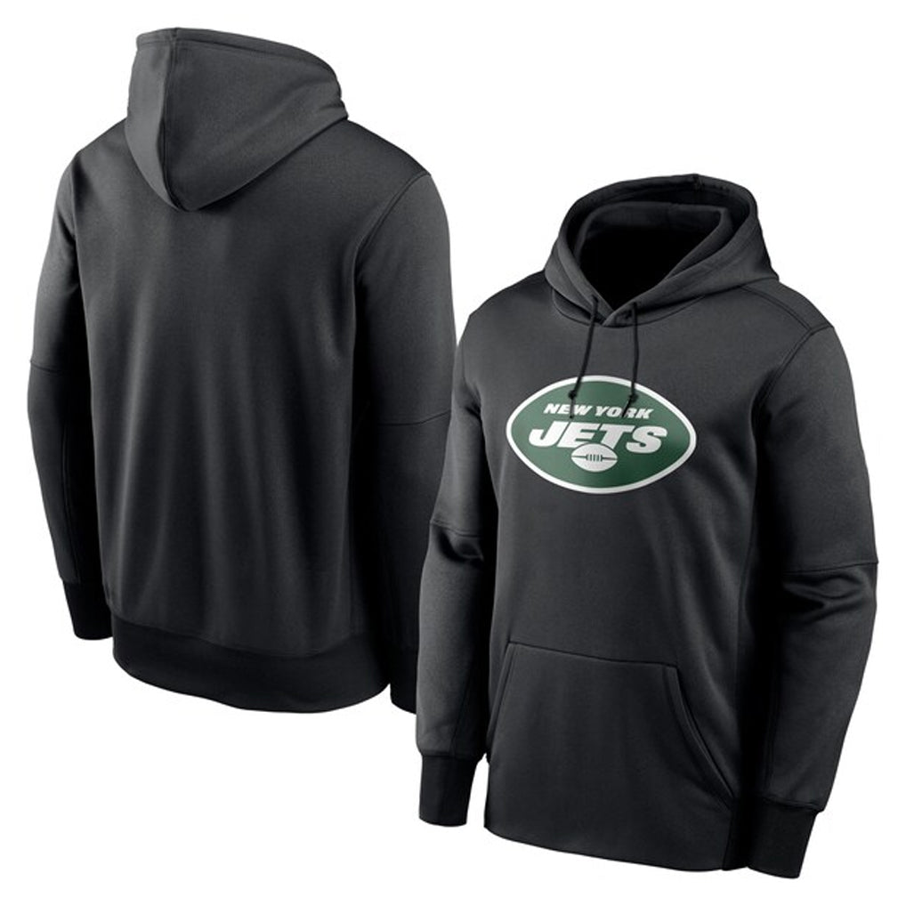Davalo NY.Jets Black LOGO Pullover Hoodies Limited Game Blank Player Stitched Jerseys