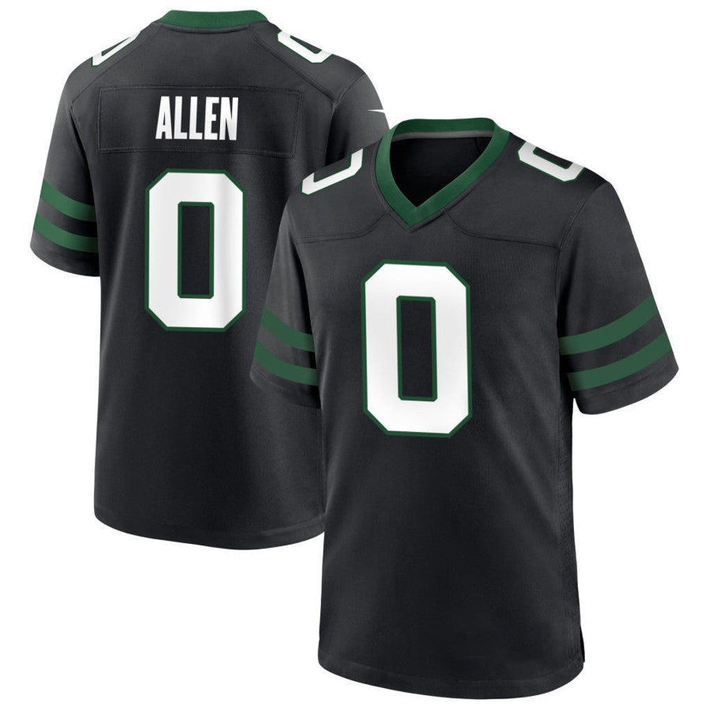 Davalo NY.Jets #0 Braelon Allen Player Black Home Game Stitched Jerseys