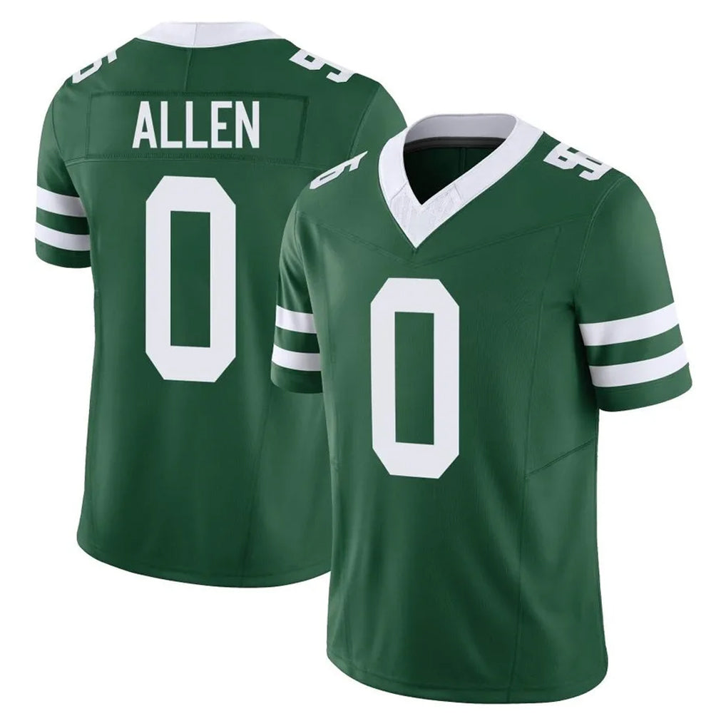 Davalo NY.Jets #0 Braelon Allen Player Green Legacy Limited Vapor F.U.S.E. Home Game Stitched Jerseys