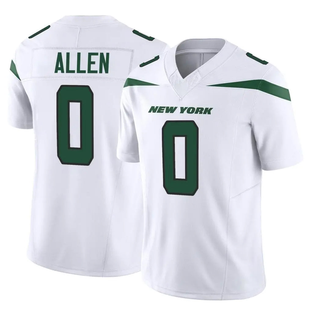 Davalo NY.Jets #0 Braelon Allen Player White Limited Vapor F.U.S.E. Home Game Stitched Jerseys