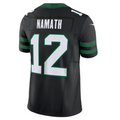 Davalo NY.Jets #12 Joe Namath Legacy Black Vapor F.U.S.E. Limited Jersey Stitched American Stitched Jersey