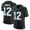 Davalo NY.Jets #12 Joe Namath Legacy Black Vapor F.U.S.E. Limited Jersey Stitched American Stitched Jerseys