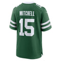 Davalo NY.Jets #15 Adonai Mitchell Legacy Green Team Game Jersey Stitched Jerseys