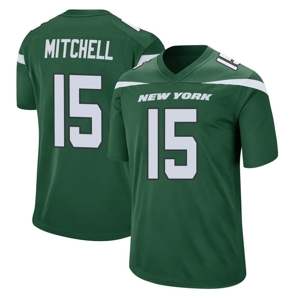 Davalo NY.Jets #15 Adonai Mitchell Player Green Home Game Stitched Jerseys
